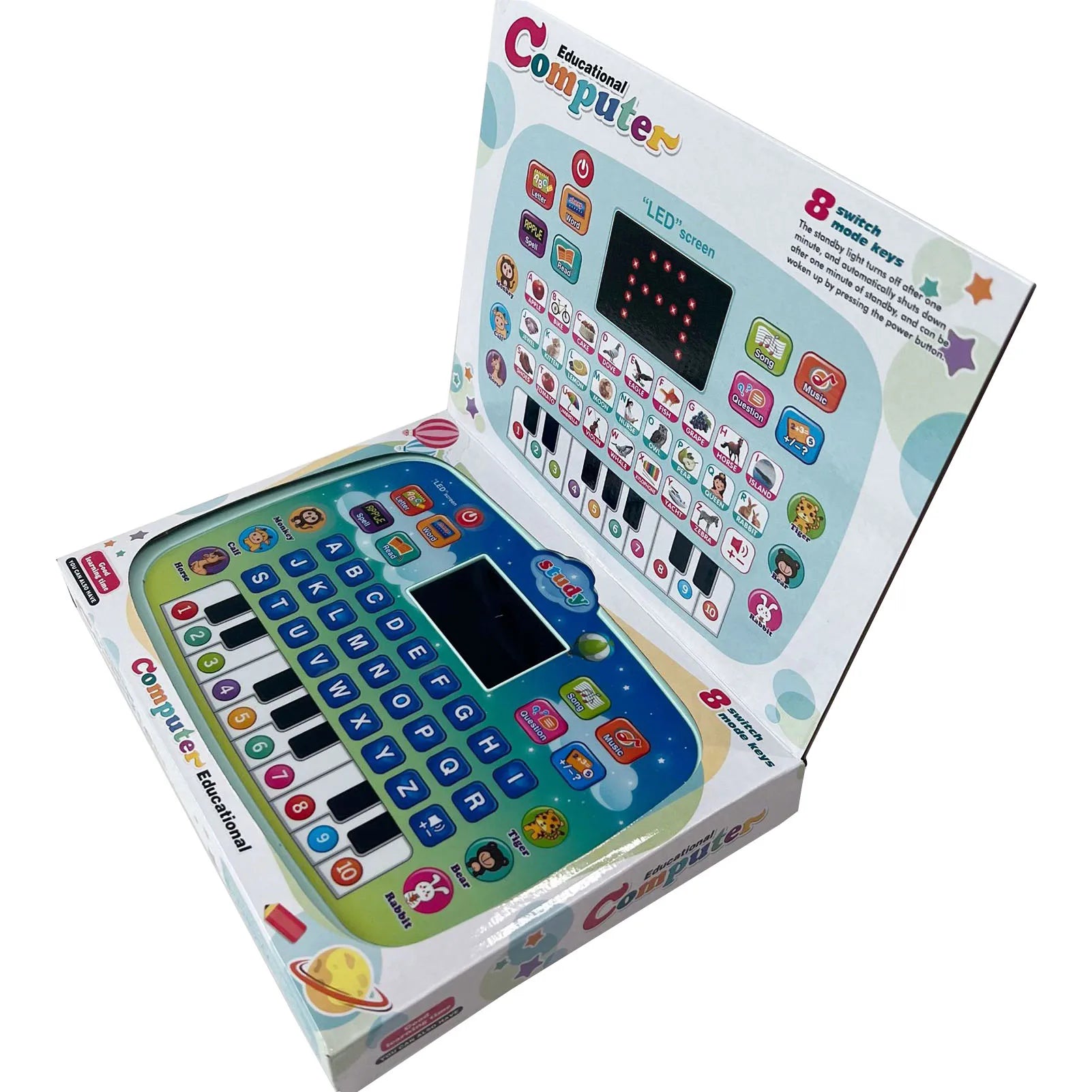 Kids Educational Learning Tablet with LED Display