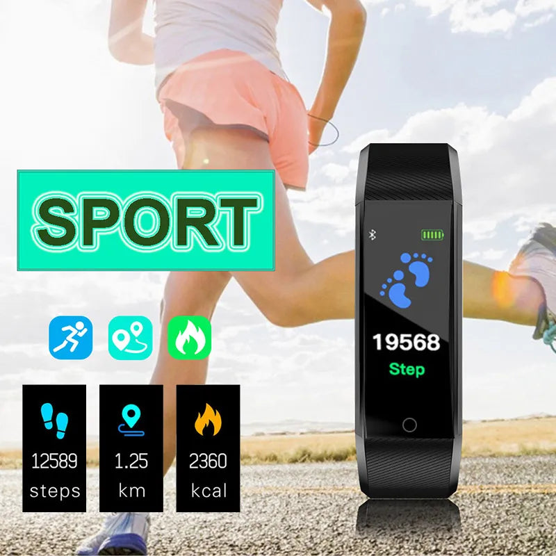 Kids Smart Fitness Tracker Watch with Heart Rate Monitor