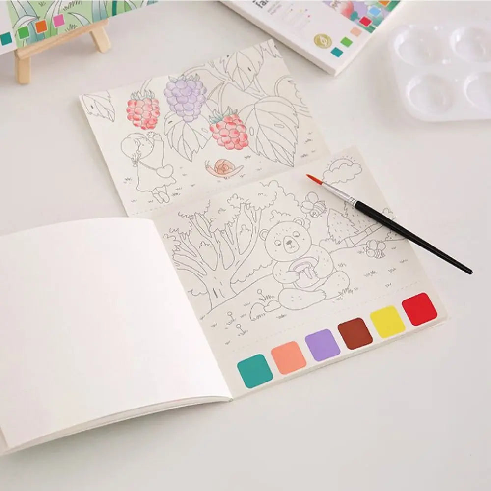 Portable Bookmark Coloring Book Set