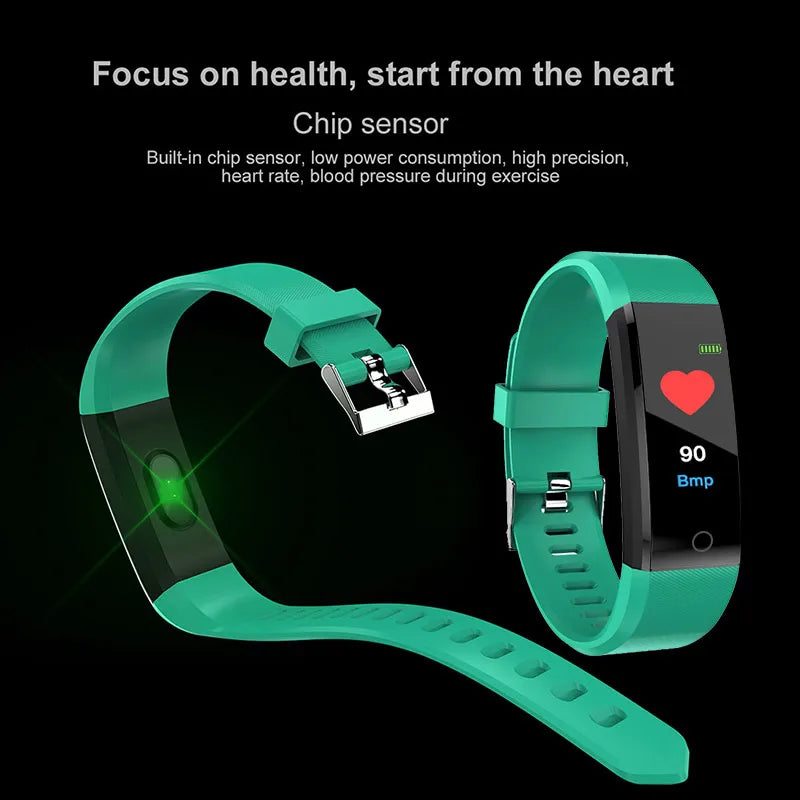 Kids Smart Fitness Tracker Watch with Heart Rate Monitor