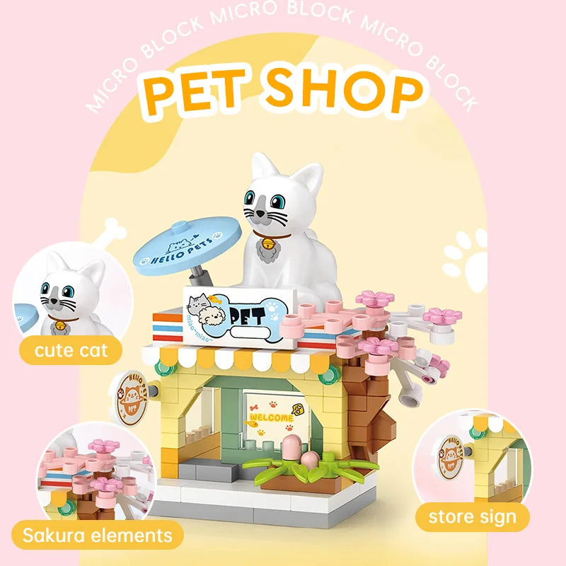 Hello Pets! Mini Building Block Pet Shop