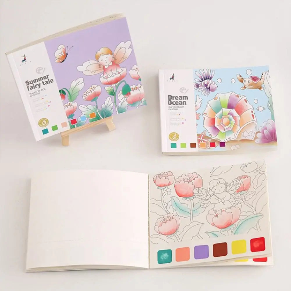 Portable Bookmark Coloring Book Set