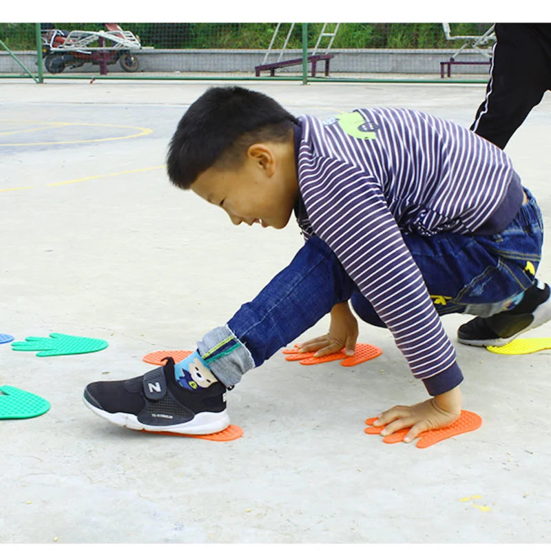 Active Play Footprints & Handprints - Fun Floor Game for Kids' Motor Skills