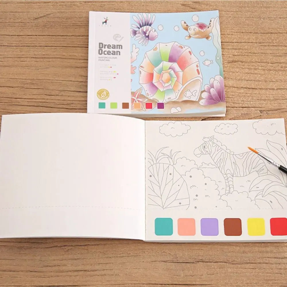 Portable Bookmark Coloring Book Set