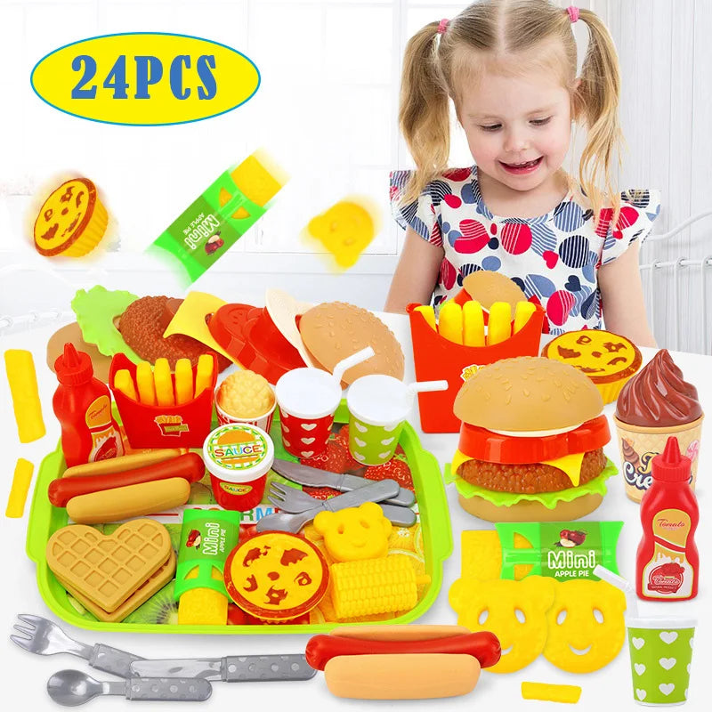 Simulation Food Kitchen Toy Set