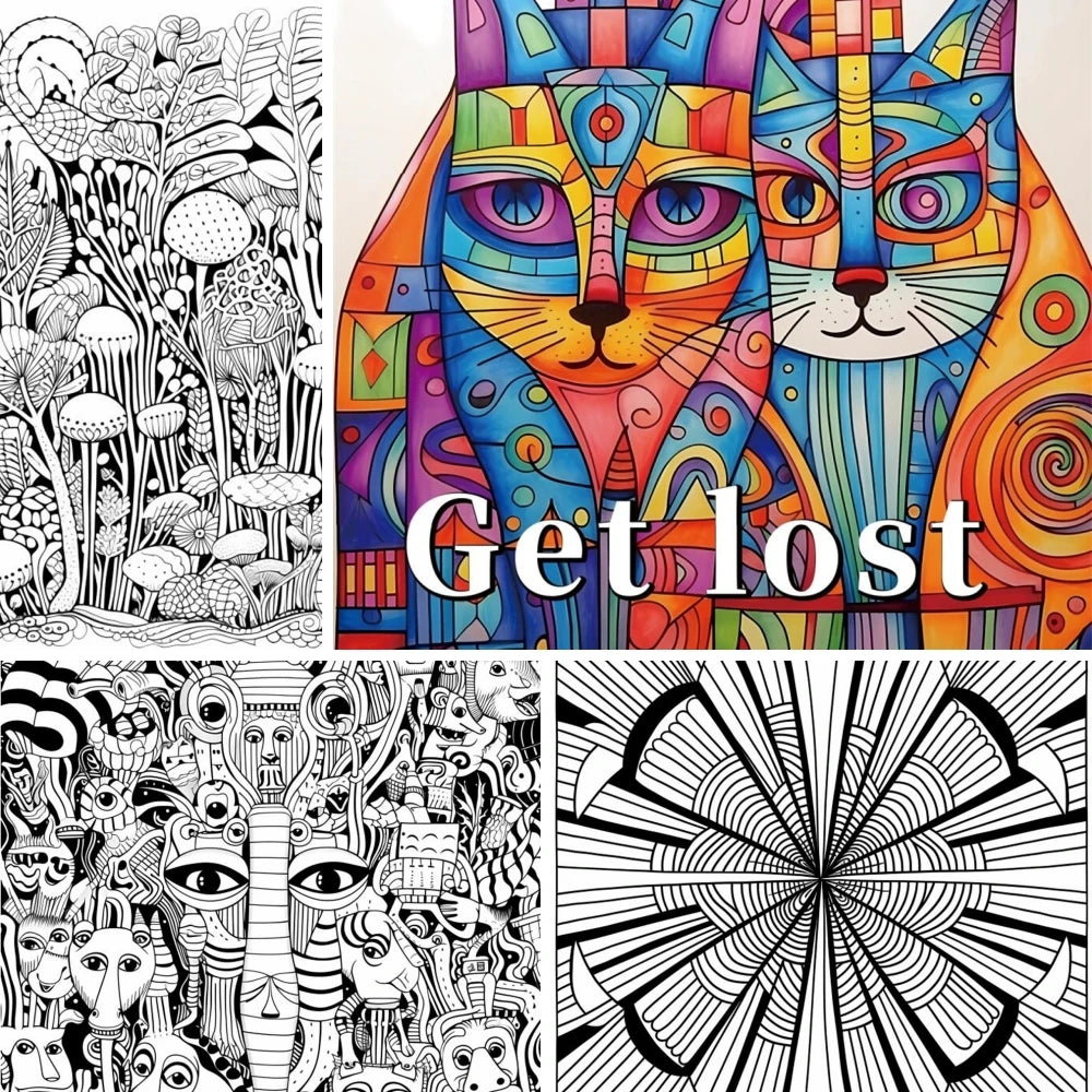 Art Coloring Book - 22 Pages for Creative Expression