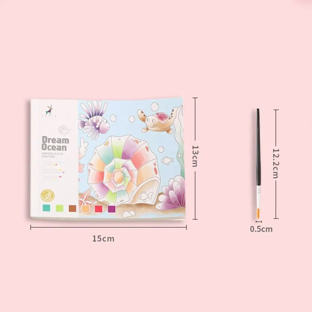 Portable Bookmark Coloring Book Set