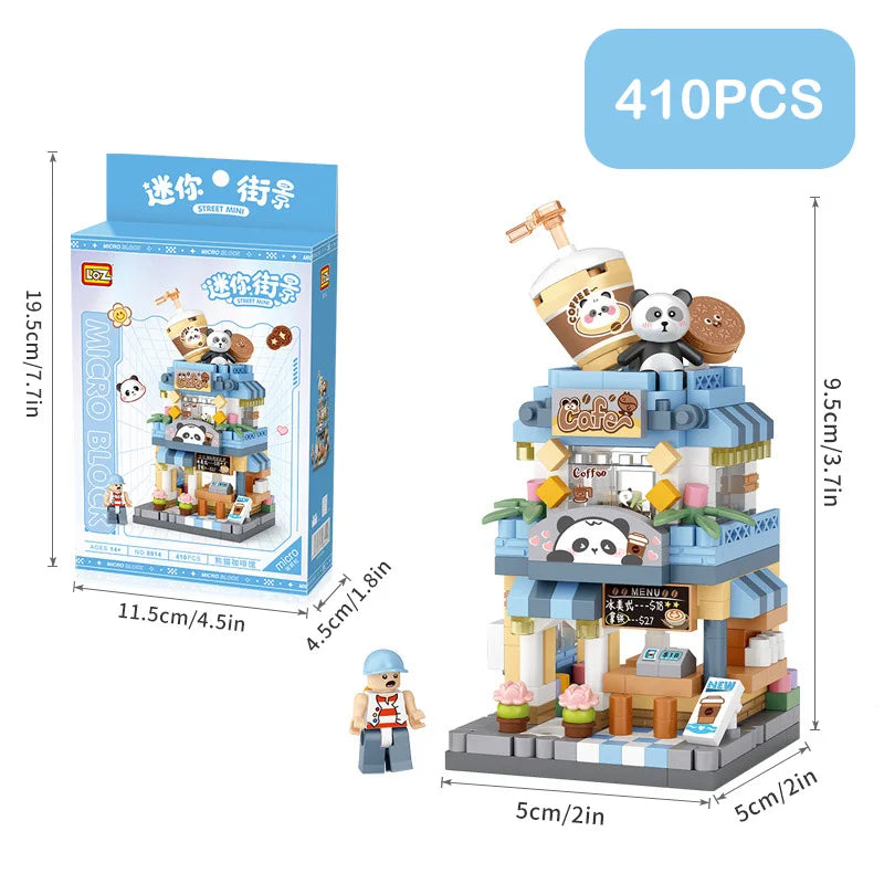 Mini Building Blocks - Ice Cream Shop Model Set